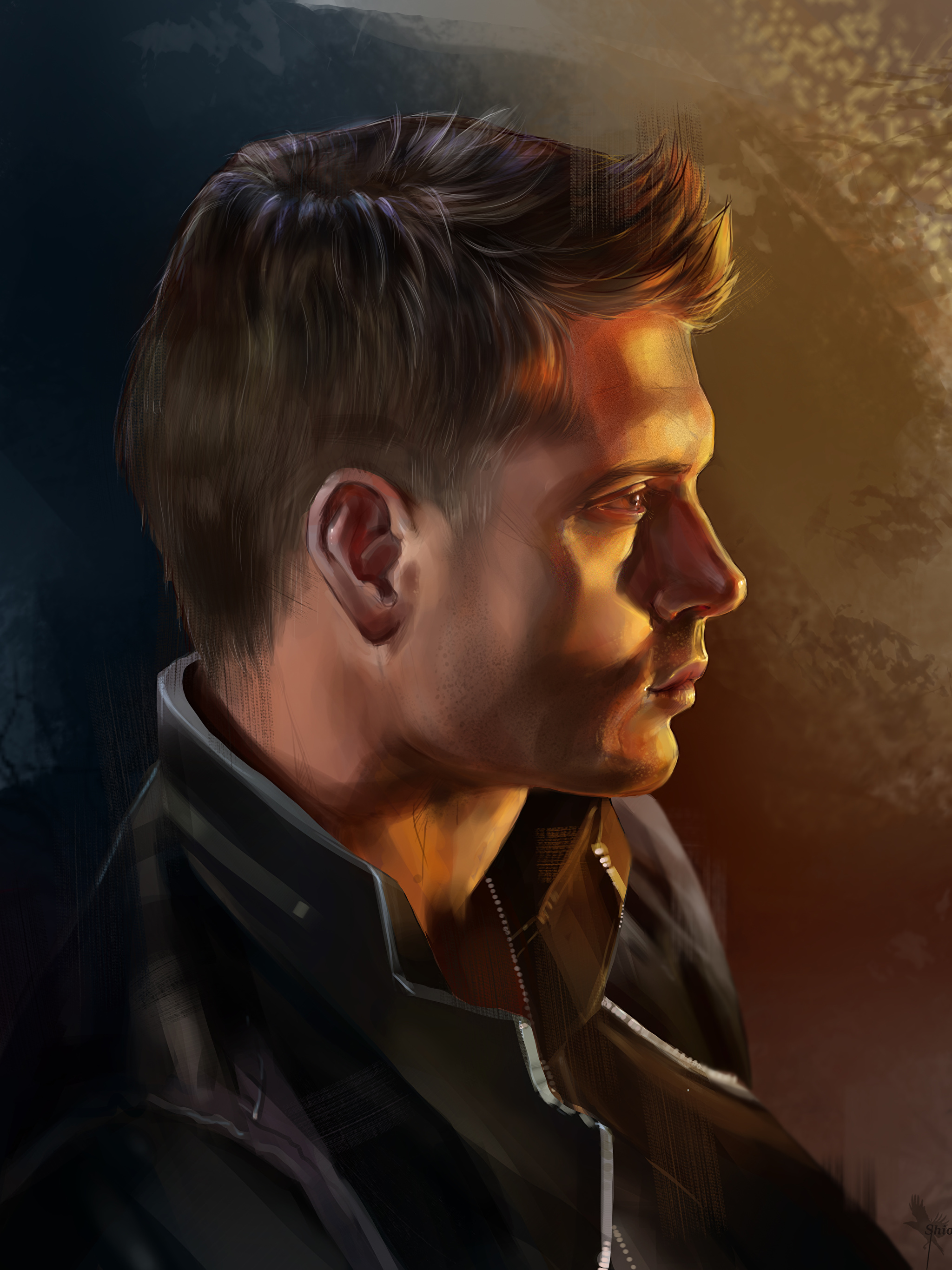 2048x2732 Photo Supernatural Jensen Ackles Men Fan Art Dean 2048x2732 - Jensen Ackles Painting