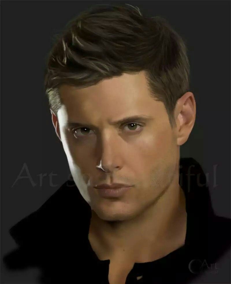 800x983 Pin By Lena Partizanzero On I Dean Winchester (Art - Jensen Ackles Painting