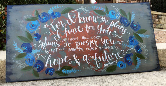 570x295 Jeremiah 2911 Painting - Jeremiah 29 11 Painting