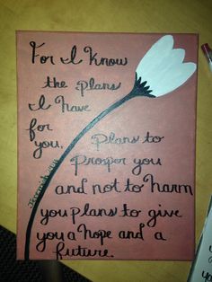 236x314 Jeremiah 2911 Hand Lettered 11x14 Canvas Jeremiah - Jeremiah 29 11 Painting