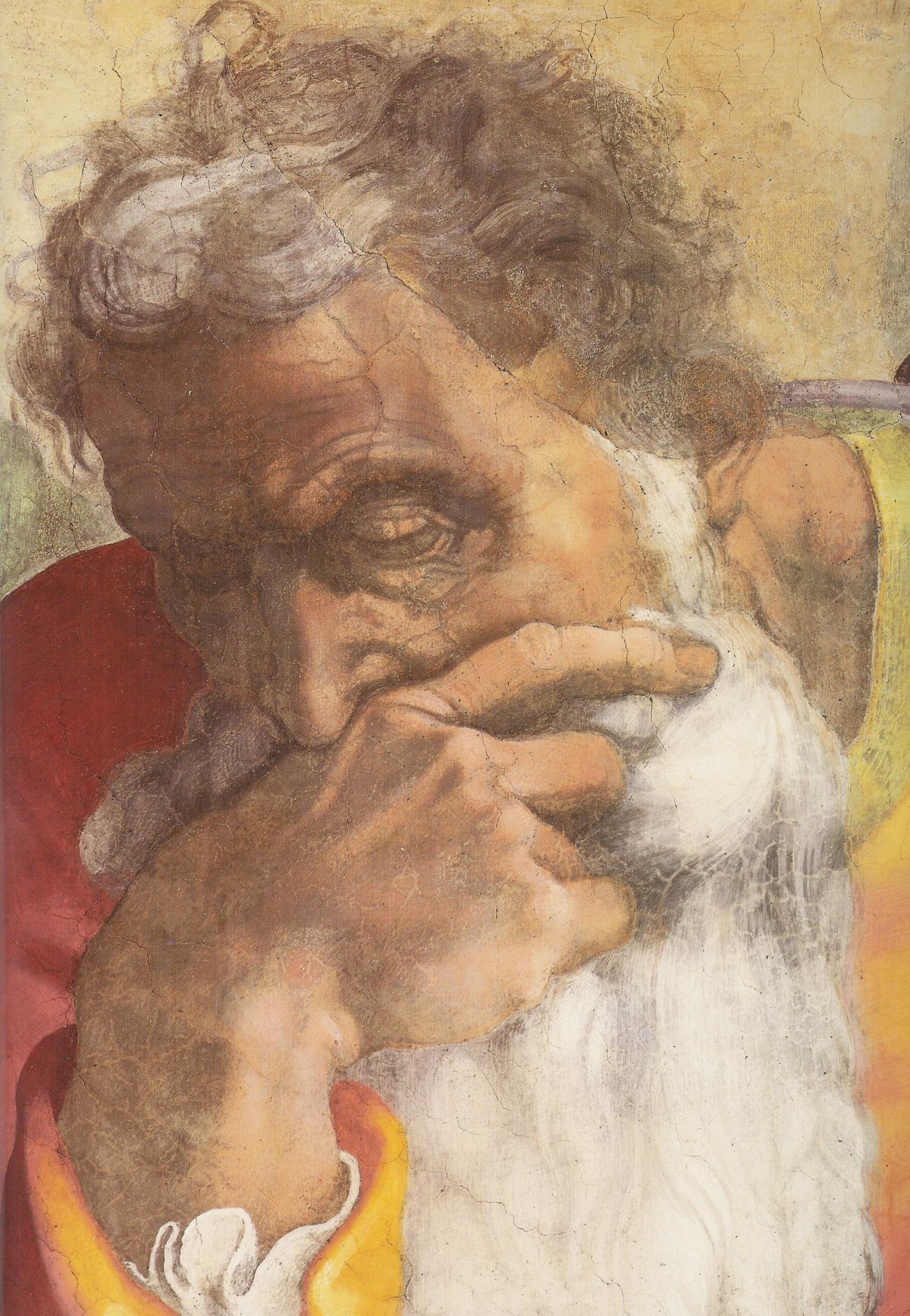 1314x1900 Epph Michelangelo's Sistine Ceiling Jeremiah (C.1509 10) - Jeremiah Painting