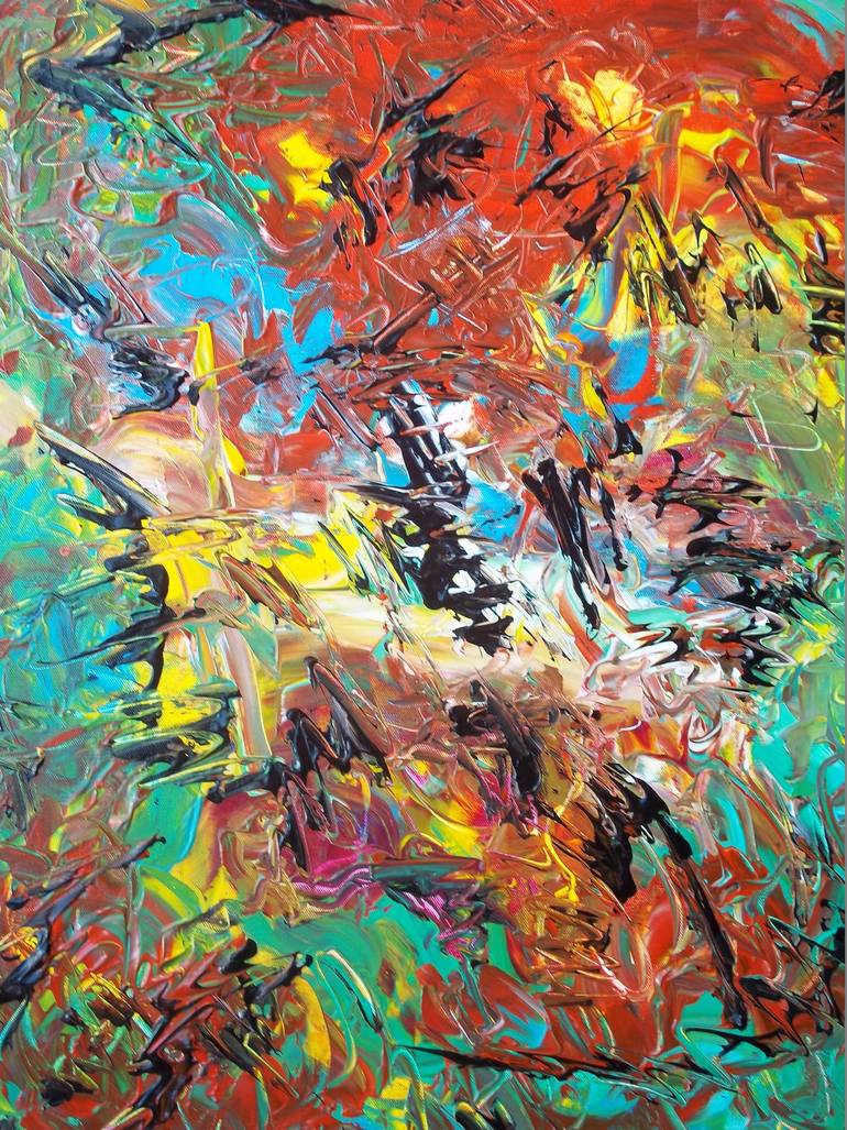 770x1027 Saatchi Art Flight From Jericho Painting By Eric Wagoner - Jericho Painting