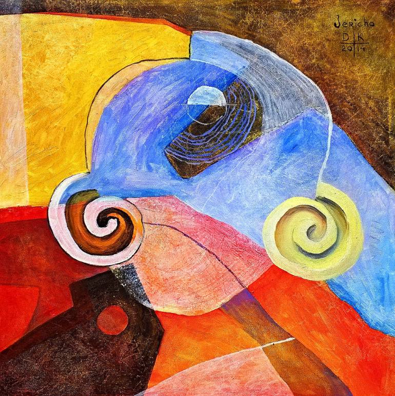 770x772 Saatchi Art Jericho Painting By David Karapetian - Jericho Painting