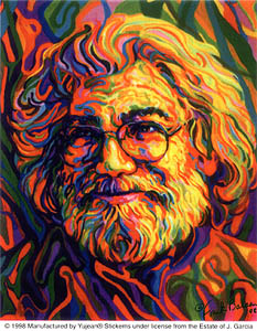 233x300 Jerry Garcia Stickers And Decals - Jerry Garcia Fish Painting