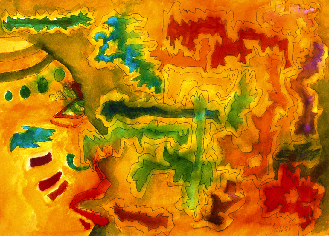 1100x791 Jerry Garcia - Jerry Garcia Fish Painting