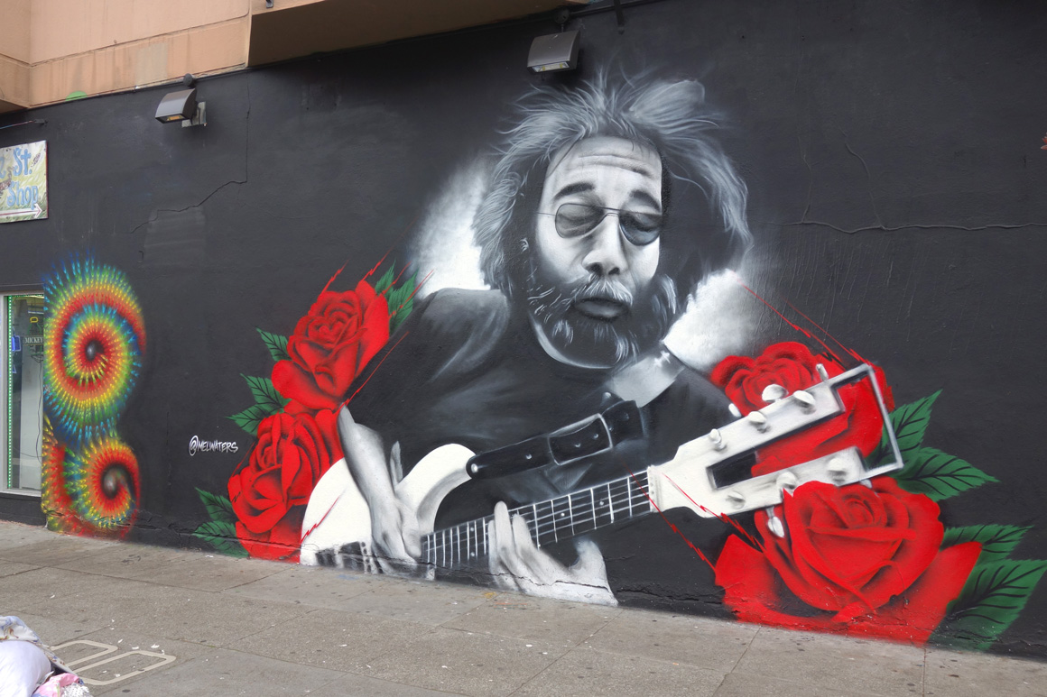 1160x773 Jerry Garcia - Jerry Garcia Fish Painting