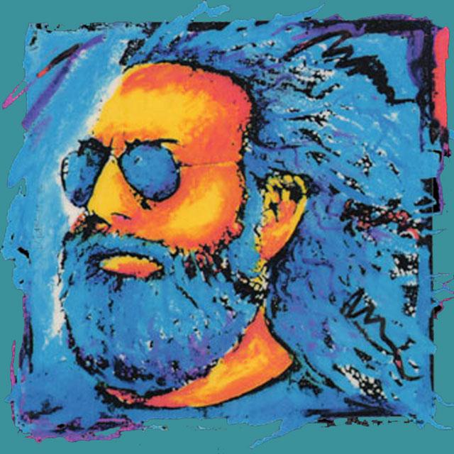 640x640 Jerry Garcia Desert Face Window Sticker Sunshine Octopus - Jerry Garcia Painting