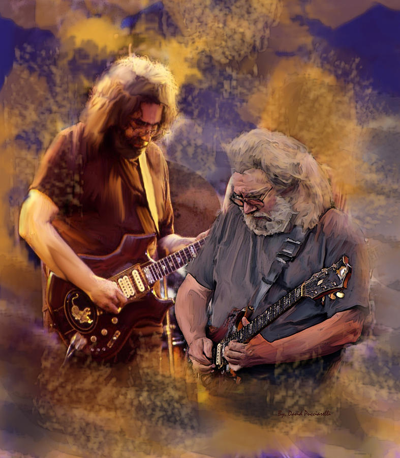 787x900 Dream Colors Jerry Garcia Greatful Dead Painting By Iconic Images - Jerry Garcia Painting