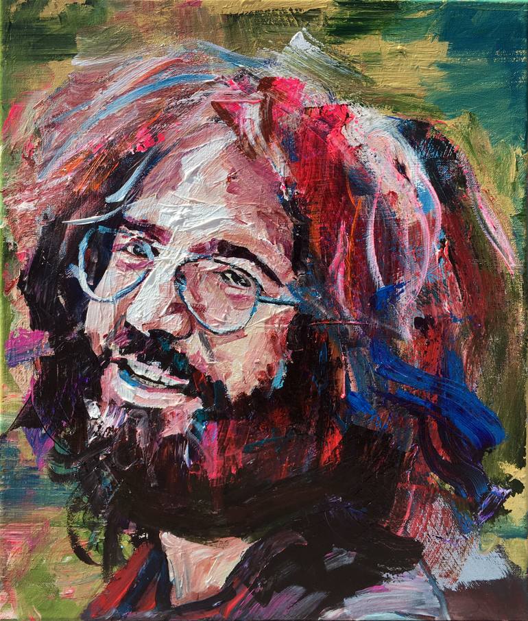 770x906 Saatchi Art Jerry Garcia Painting By Jonathan Mcafee - Jerry Garcia Painting