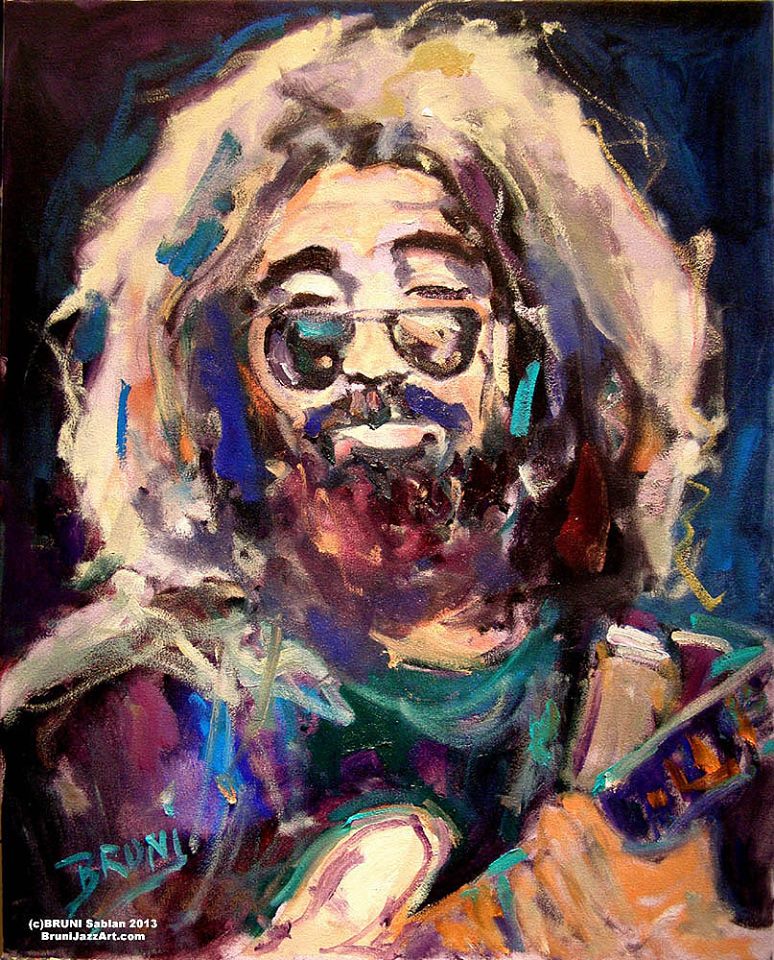 774x960 Jerry Garcia - Jerry Garcia Painting