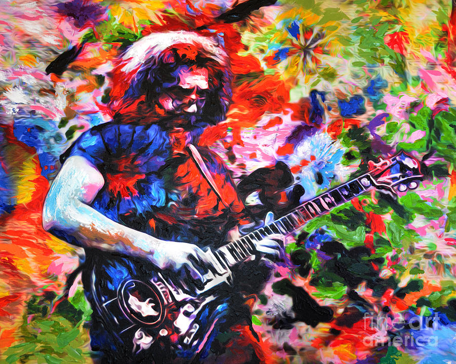 900x719 Jerry Garcia - Jerry Garcia Painting