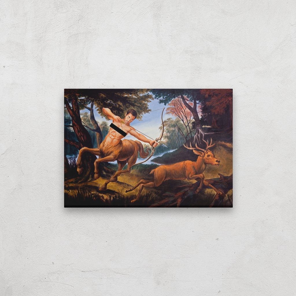 1024x1024 Jerry's Painting Tom Haverford Canvas Parks And Recreation - Jerrys Painting