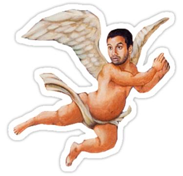 375x360 Tom Haverford In Jerry's Painting (Parks From Redbubble - Jerrys Painting