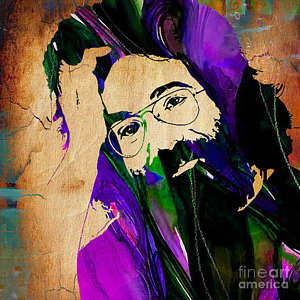 300x300 Jerry Garcia Posters - Jerrys Painting Poster