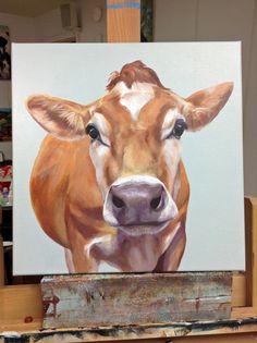 236x315 Rosanna Is A Gorgeous Jersey Cow From The Roskilly's Herd - Jersey Cow Painting
