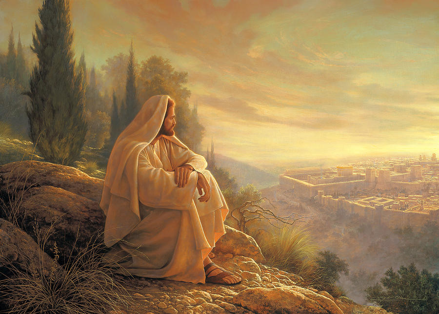 900x643 O Jerusalem Painting By Greg Olsen - Jerusalem From The Mount Of Olives Painting