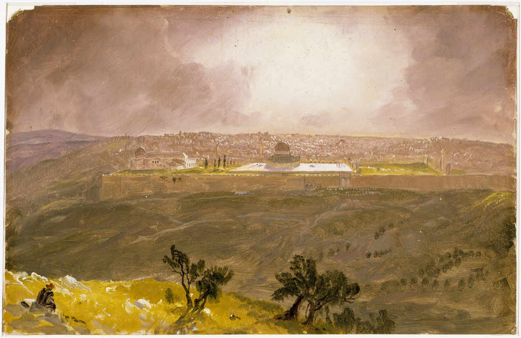 1024x666 Jerusalem Frederic Church And Lockwood De Forest Paint The Sacred - Jerusalem From The Mount Of Olives Painting