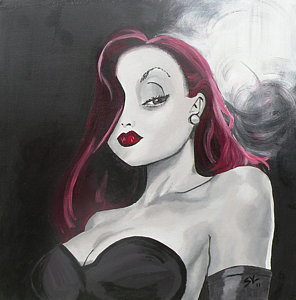 296x300 Jessica Rabbit Paintings Fine Art America - Jessica Rabbit Painting