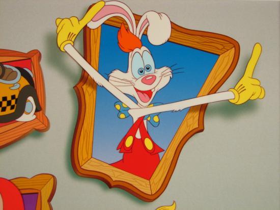 550x412 Roger Rabbit Signed Ltd Ed Hand Painted Animation Art - Jessica Rabbit Painting