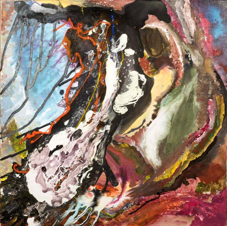 770x765 Saatchi Art The Jester Painting By Spencer Stewart - Jester Painting