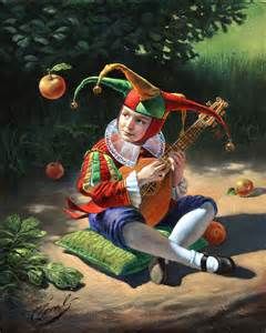 240x300 Court Jester Painting - Jester Painting