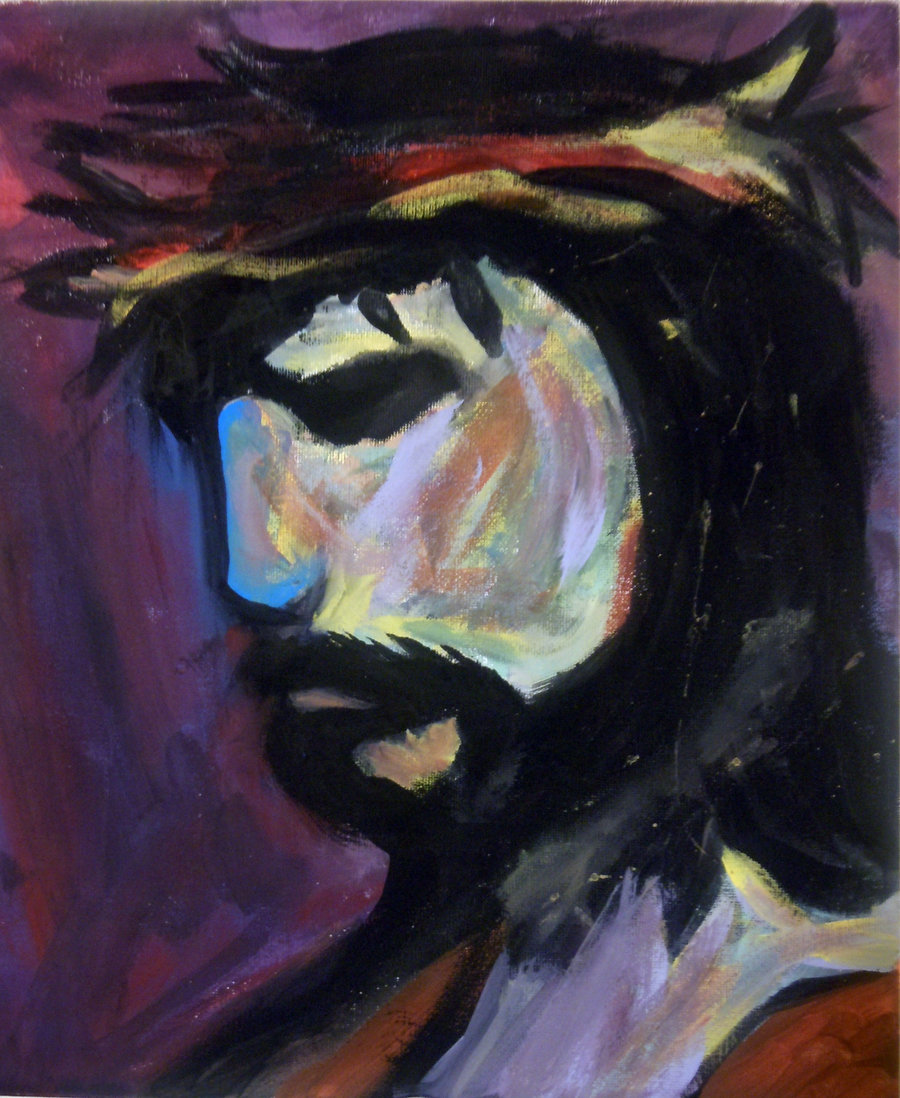 900x1098 Jesus Christ By Kaichouangel - Jesus Abstract Painting