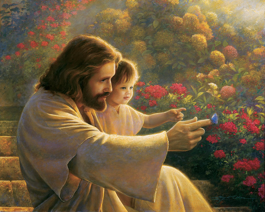 900x720 Precious In His Sight Painting By Greg Olsen - Jesus And Child Painting