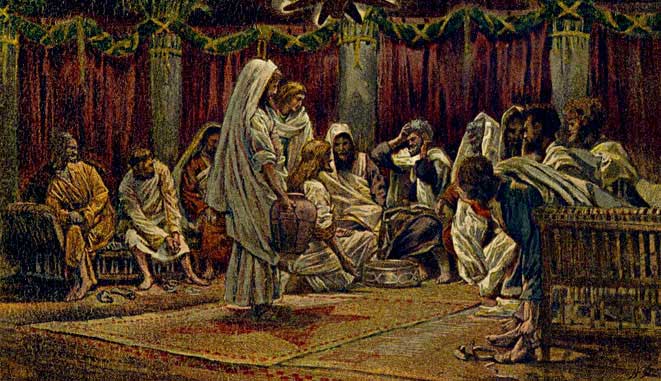 661x381 Pics Of The Last Supper Jesus And Disciples - Jesus And Disciples Painting