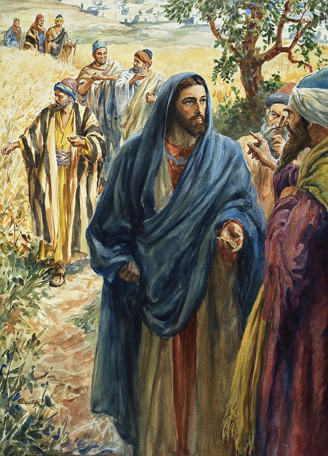 648x900 Christ With His Disciples Painting By Henry Coller - Jesus And Disciples Painting