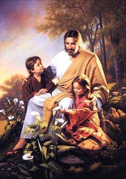 417x594 200 Pictures Of Jesus Christ, God Pictures Of Jesus I Love - Jesus And God Painting