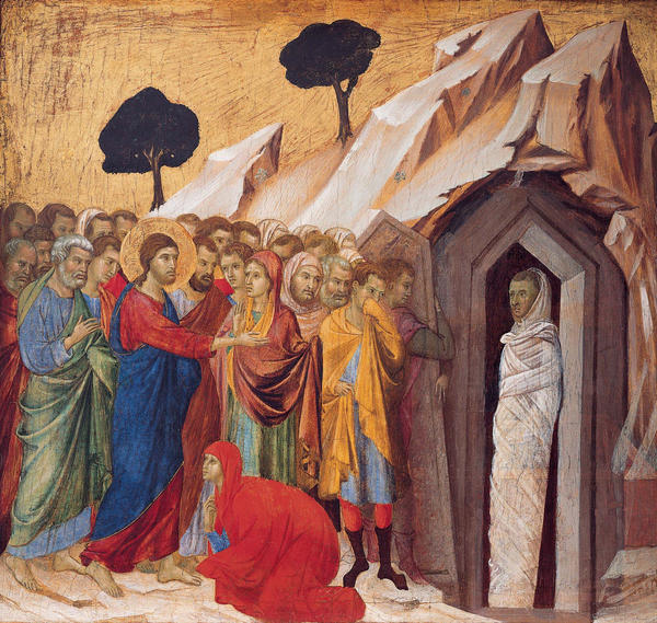 600x569 The Raising Of Lazarus Kimbell Art Museum - Jesus And Lazarus Painting