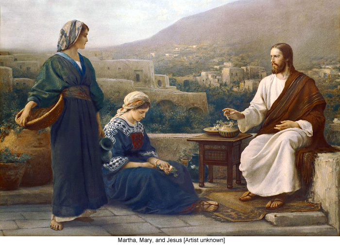 700x505 Jesus And The Twelve Stay With Lazarus - Jesus And Lazarus Painting