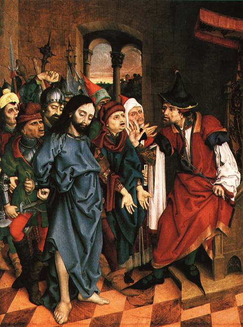 500x671 Jesus And Pontius Pilate Famous Paintings - Jesus And Pilate Painting