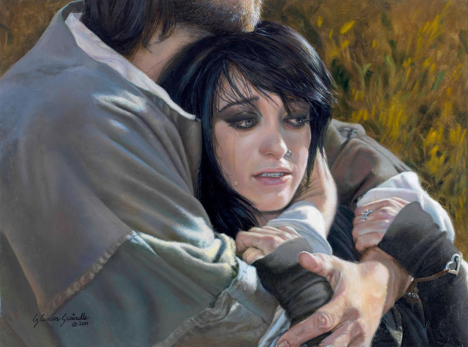 1600x1188 Painting A Modern Day Lost Sheep - Jesus And The Lost Sheep Painting