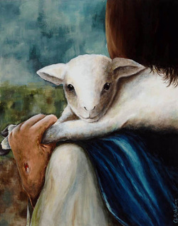 250x317 Stories Behind Some Of The Pieces - Jesus And The Lost Sheep Painting