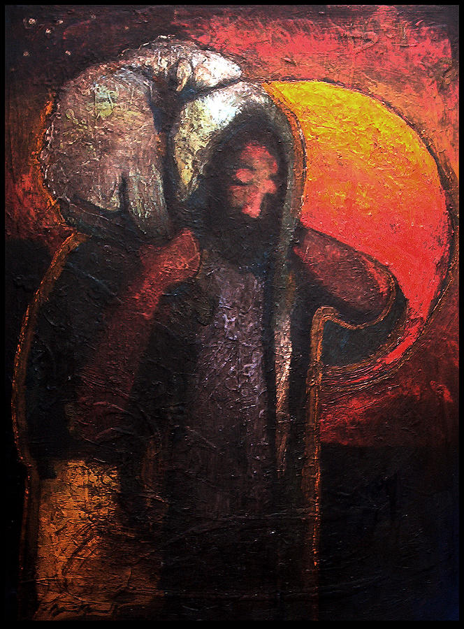 664x900 The Lost Sheep Painting By Daniel Bonnell - Jesus And The Lost Sheep Painting