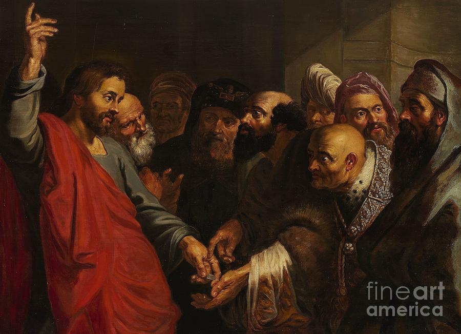 900x651 Jesus And The Pharisees Painting By Celestial Images - Jesus And The Pharisees Painting