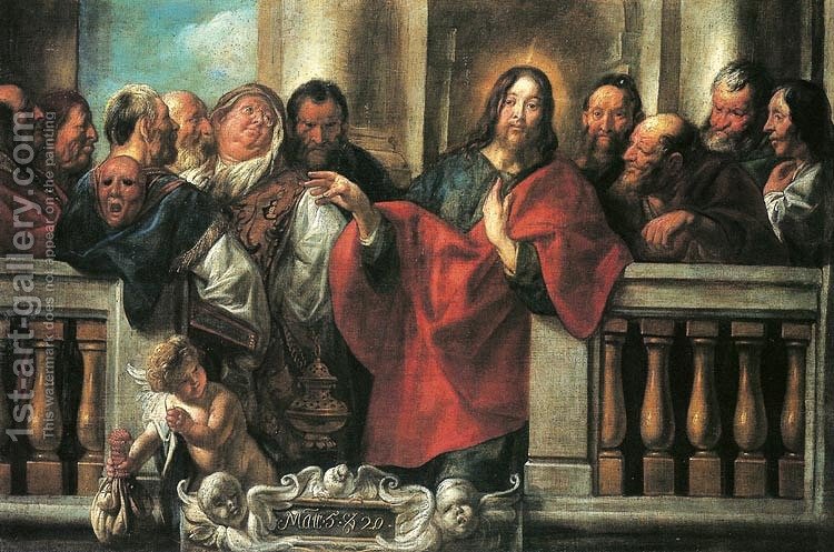750x497 Jesus And The Pharisees Jacob Jordaens Reproduction 1st Art Gallery - Jesus And The Pharisees Painting
