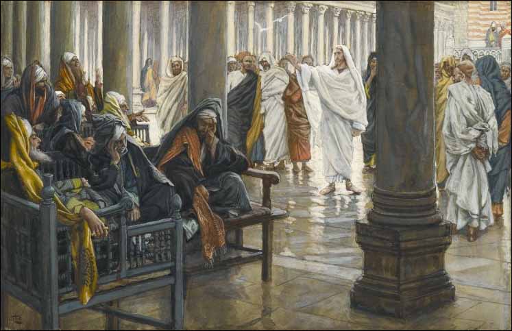 747x483 Woe To You, Scribes And Pharisees - Jesus And The Pharisees Painting
