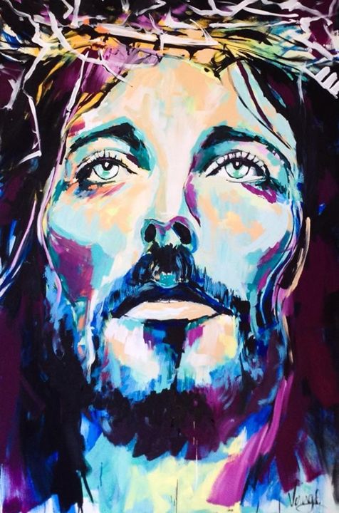 476x720 Jesus Christ Canvas - Jesus Art Painting