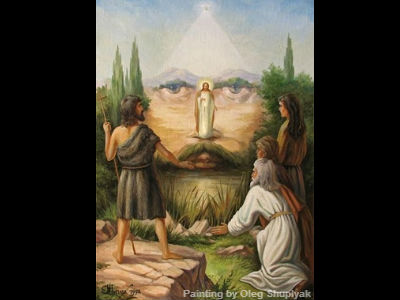 400x300 Amazing Jesus Art By Lesli White Art Painting Jesus Amazing - Jesus Art Painting