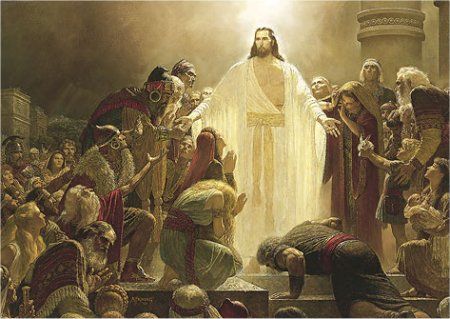 450x319 Q Amp A Catechism The Creed Part 3 What Do We Believe Happens - Jesus Ascension Painting