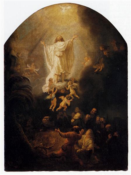 449x600 The Ascension Of Christ, 1636 - Jesus Ascension Painting