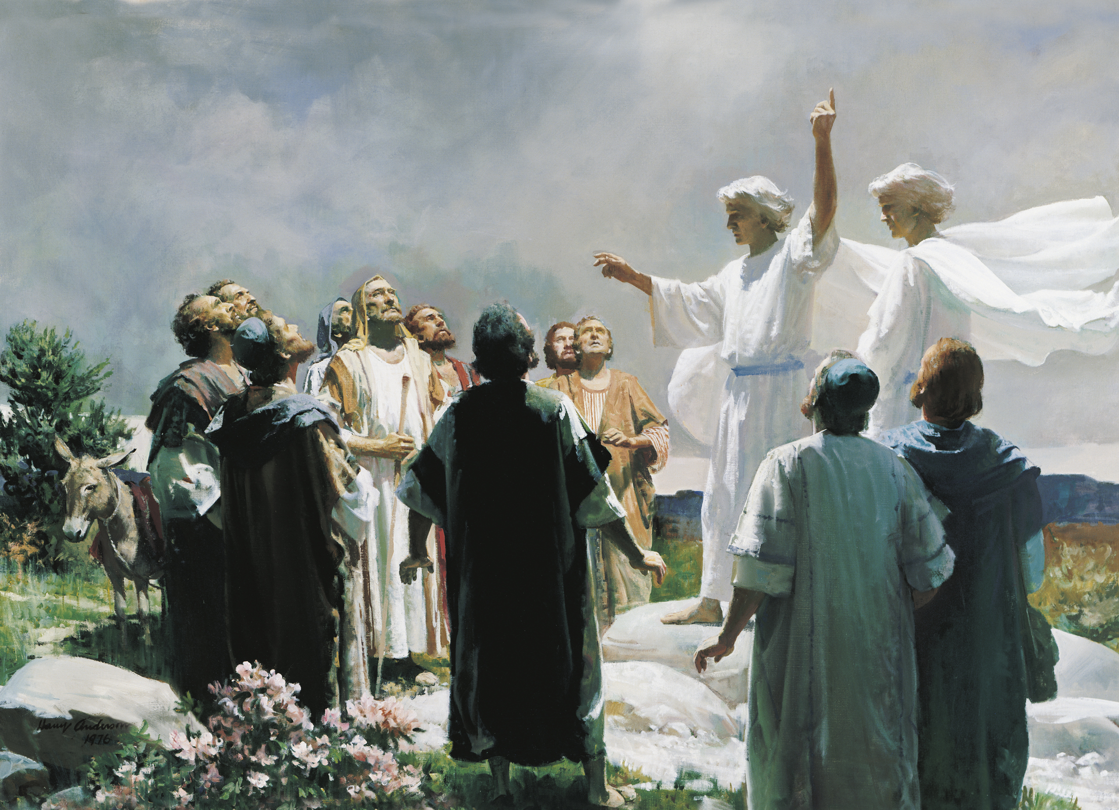2209x1600 The Ascension Of Jesus (The Ascension) - Jesus Ascension Painting