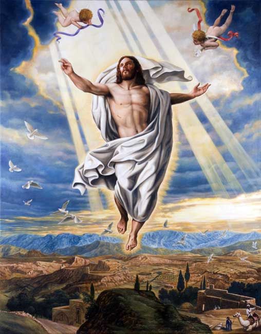 508x650 Jesus Ascention Jesus Ascension Painting Image Search Results - Jesus Ascension Painting
