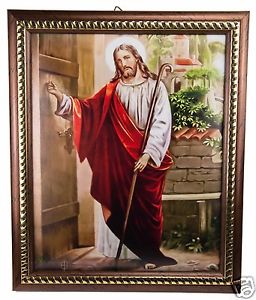 256x300 Jesus Knocking - Jesus At The Door Painting