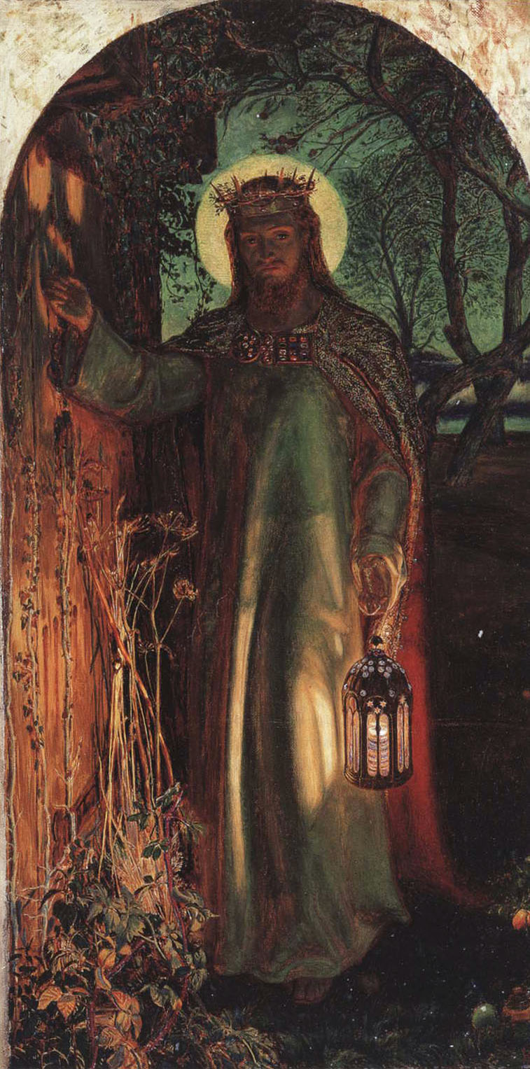 757x1527 Arthistory.us - Jesus At The Door Painting