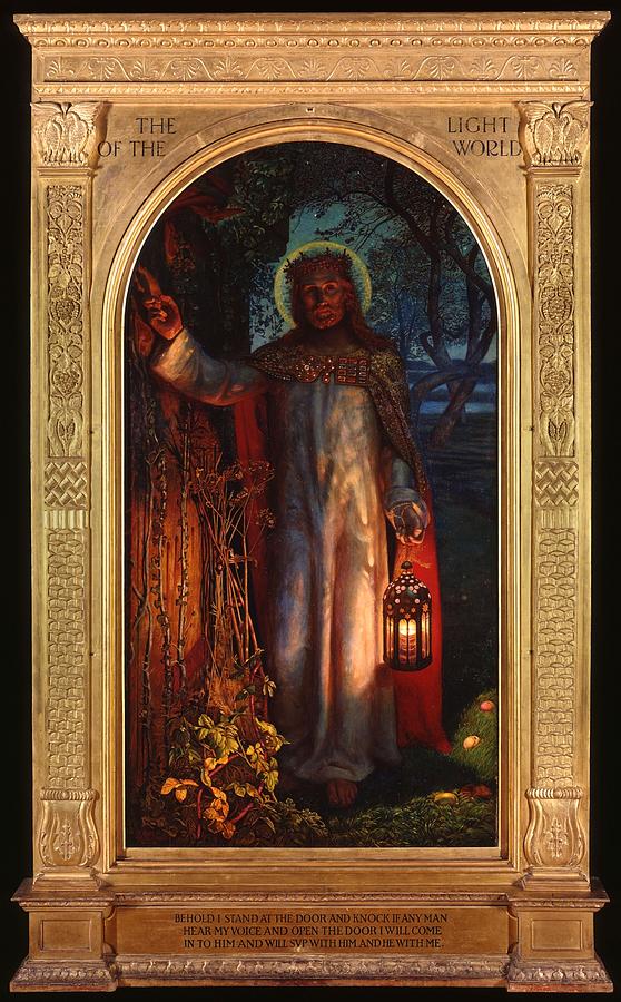 558x900 Jesus The Light Of The World Painting By Philip Ralley - Jesus At The Door Painting