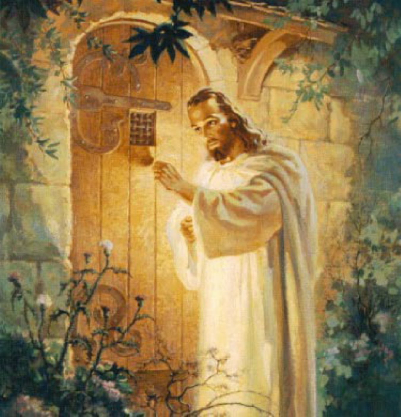 1350x1404 Jesus Knocking Door Pg New Heaven On Earth! - Jesus At The Door Painting