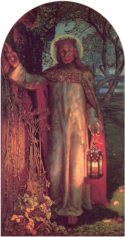 423x800 The Light Of The World Painting - Jesus At The Door Painting